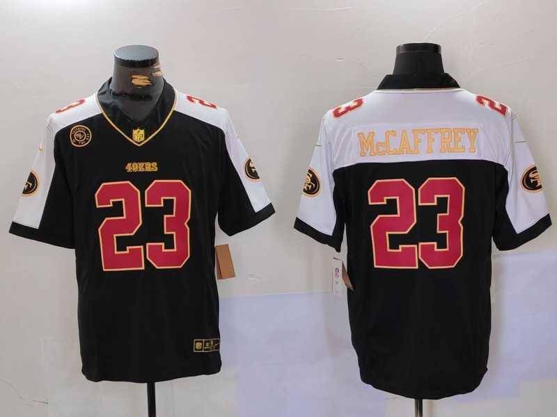 Mens San Francisco 49ers #23 Christian McCaffrey Black F.U.S.E. Mexico With Gate Bridge Patch Vapor Limited Stitched Jersey Dzhi->san francisco 49ers->NFL Jersey